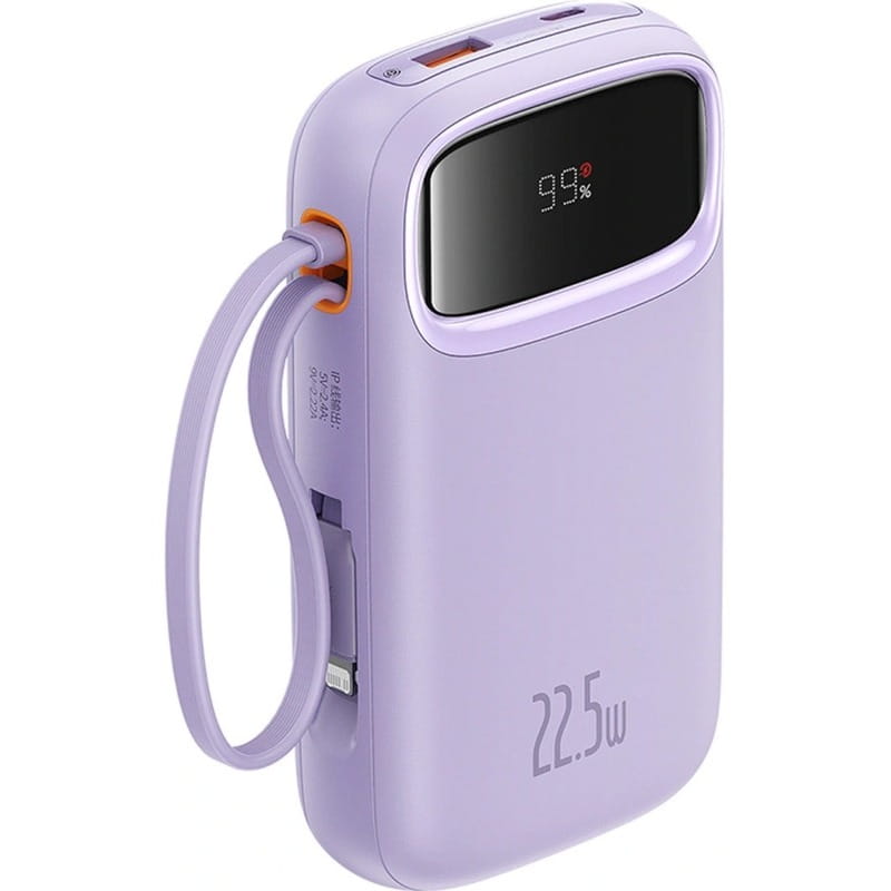 Универсальная мобильная батарея Baseus Qpow2 20000mAh 22.5W Purple (P10055002513-00)