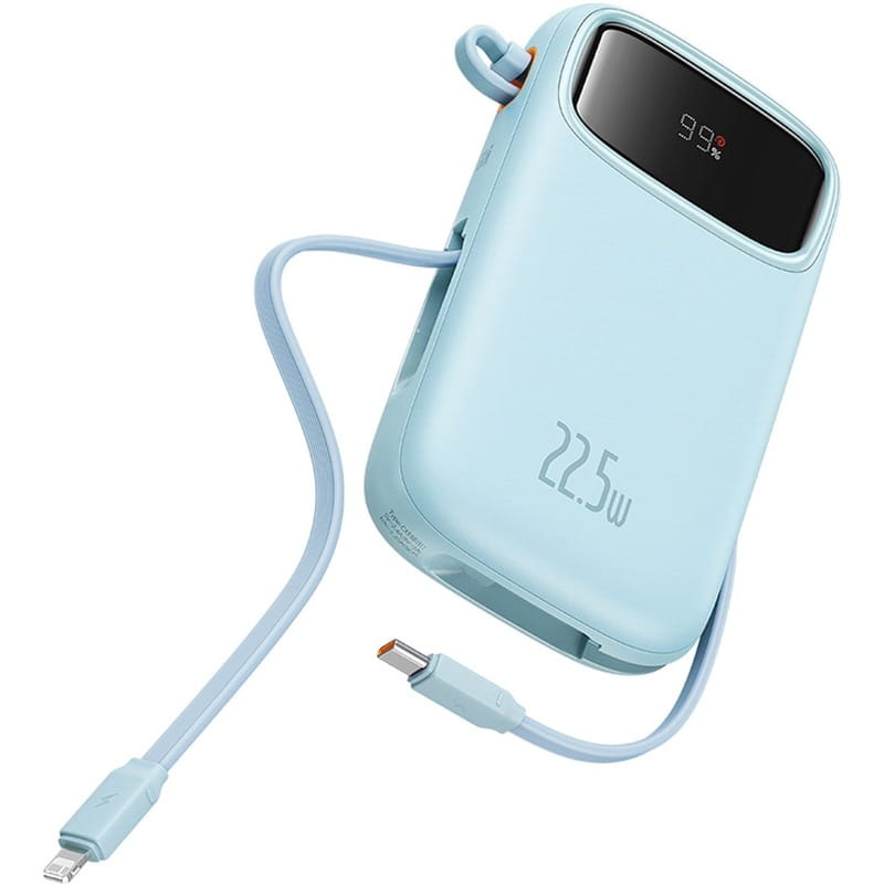 Универсальная мобильная батарея Baseus Qpow2 20000mAh 22.5W Blue (P10055002313-00)