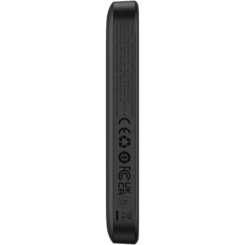 Универсальная мобильная батарея Baseus Magnetic Mini Air 6000mAh 20W Black (P10059002113-00)
