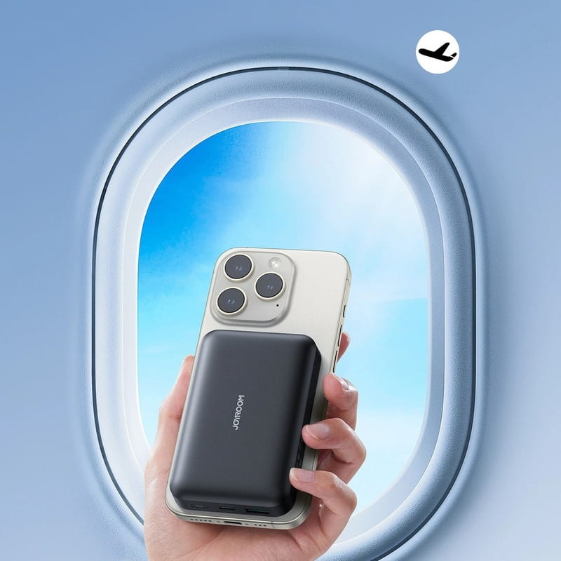 Универсальная мобильная батарея Joyroom Magnetic Wireless JR-W020 10000mAh 20W Black (6941237118455)