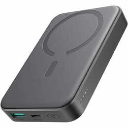 Универсальная мобильная батарея Joyroom Magnetic Wireless JR-W020 10000mAh 20W Black (6941237118455)