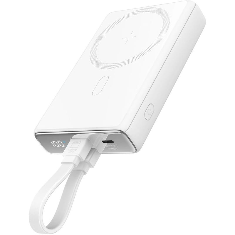 Універсальна мобільна батарея Joyroom Magnetic Wireless JR-PBM01 10000mAh 20W White (6941237112545)