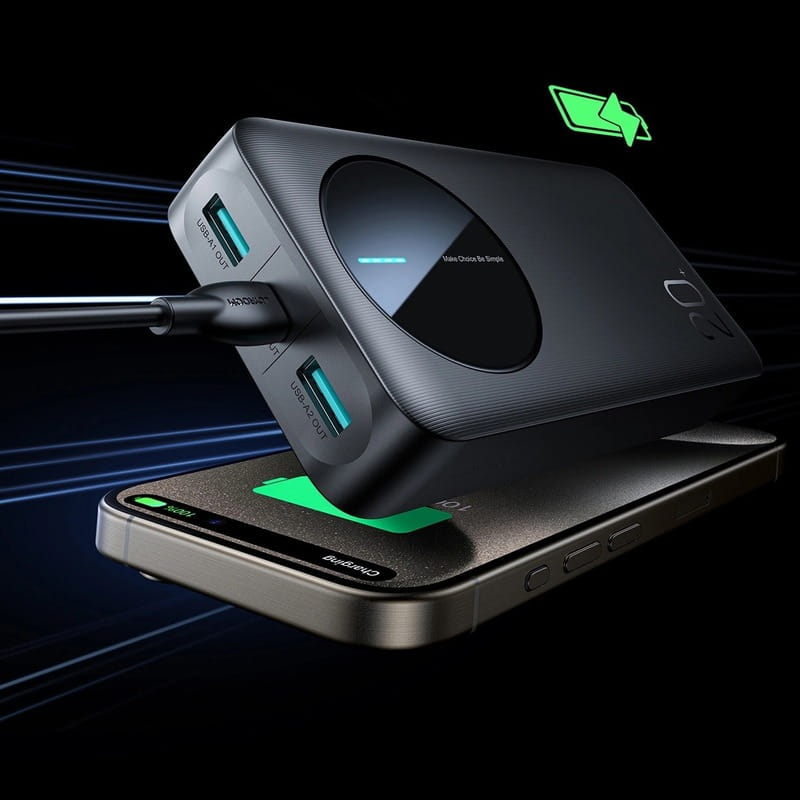 Универсальная мобильная батарея Joyroom 20000mAh 12W JR-PBF14 Black