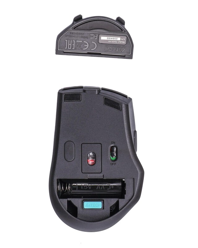 Комплект (клавиатура, мышь) беспроводной A4Tech Fstyler FG2400 Air2 Black