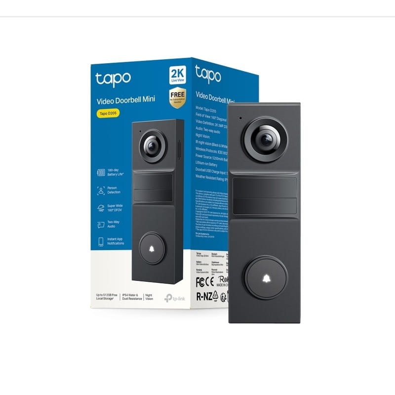 Відеодомофон TP-Link Tapo D205 Black