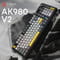 Фото - Клавіатура бездротова Ajazz AK980 V2 Maillard Switch Black (AK980-V2-M-BGY) | click.ua