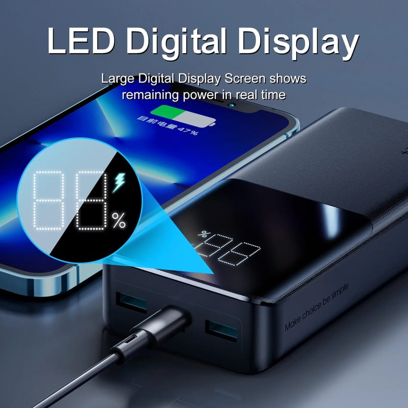 Универсальная мобильная батарея Joyroom 20000mAh 22.5W Black (JR-QP192)