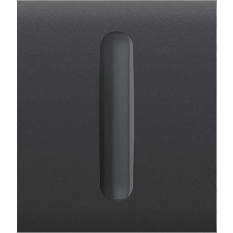 Кнопка центральная для одноклавишного выключателя димера Ajax CenterButton Dimmer 1-gang 2-way Graphite