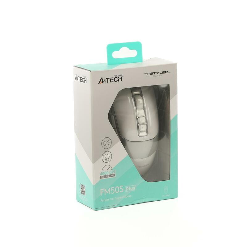 Мышь A4Tech Fstyler FM50S Plus White