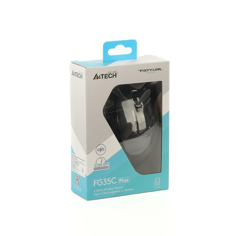 Миша бездротова A4Tech Fstyler FG35C Plus Grey