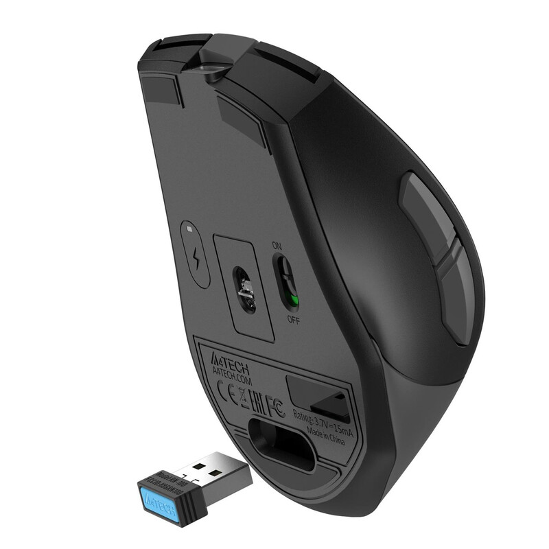Мышь беспроводная A4Tech Fstyler FG35CS Plus Grey