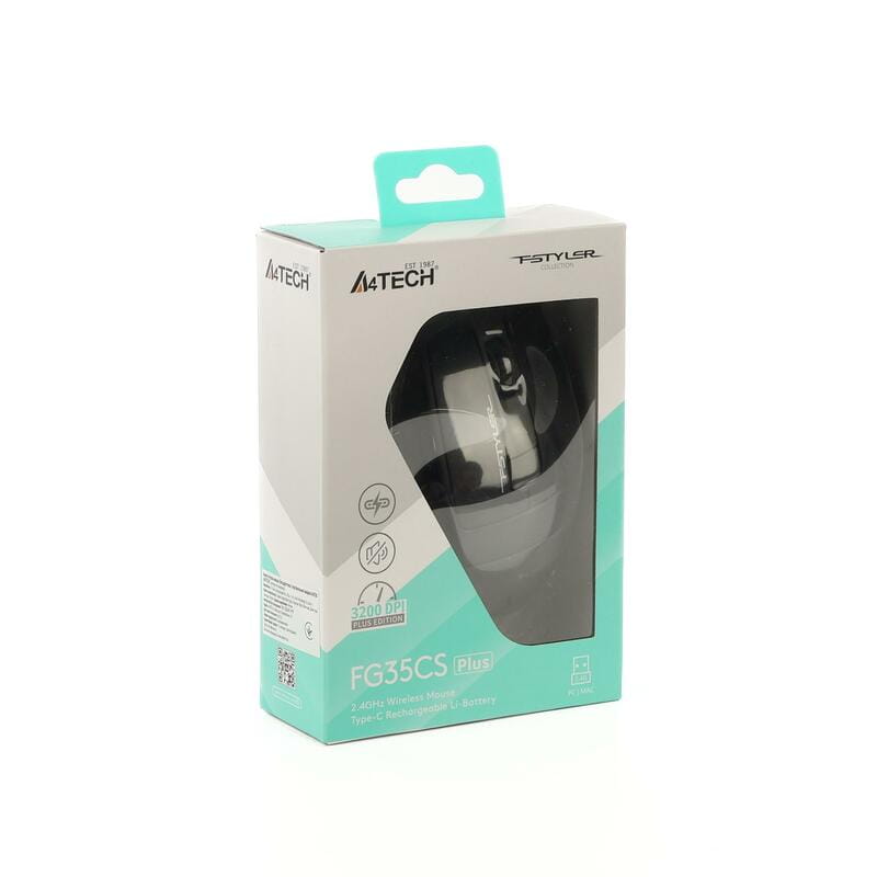 Мышь беспроводная A4Tech Fstyler FG35CS Plus Grey