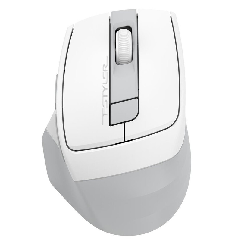 Мышь беспроводная A4Tech Fstyler FG35CS Plus White