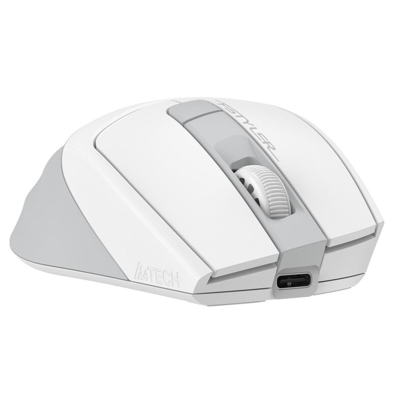 Мышь беспроводная A4Tech Fstyler FG35CS Plus White