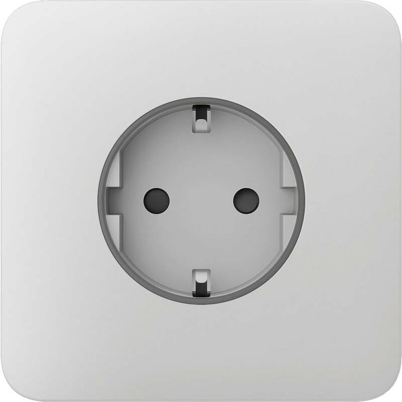 Передняя панель для встроенной розетки Ajax SoloCover for Outlet Basic White