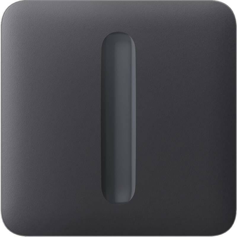 Кнопка для одноклавішного вимикача димера Ajax SoloButton Dimmer 1-gang 2-way for LightSwitch, Jeweler Graphite