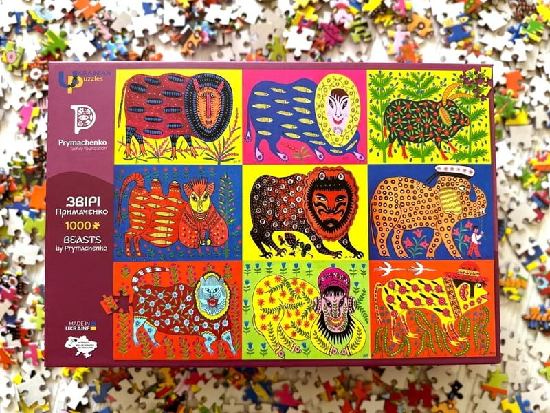 Пазл UkrainianPuzzles Звери Примаченко