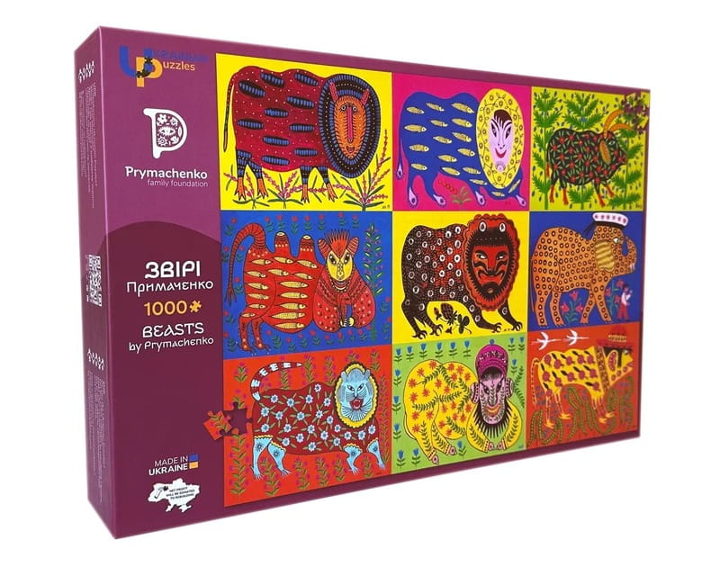 Пазл UkrainianPuzzles Звери Примаченко