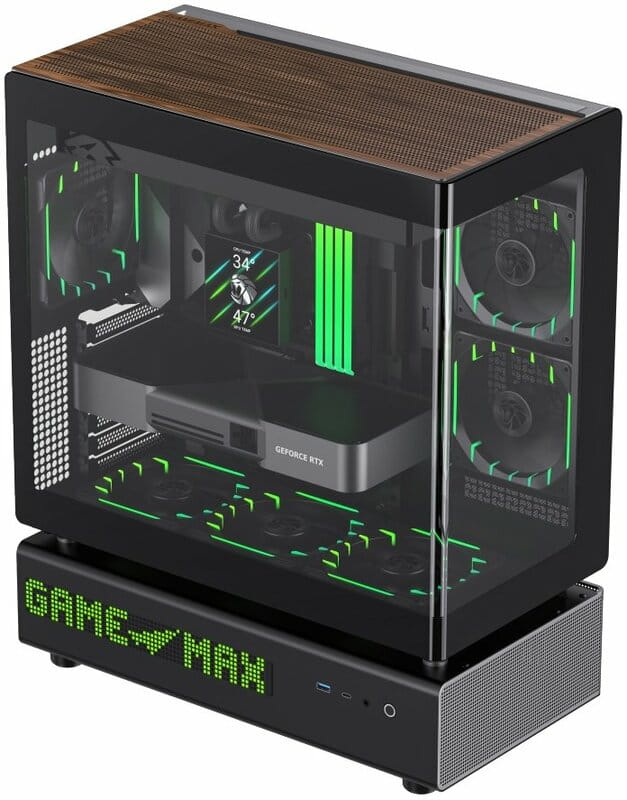 Корпус GameMax N90 BG Black