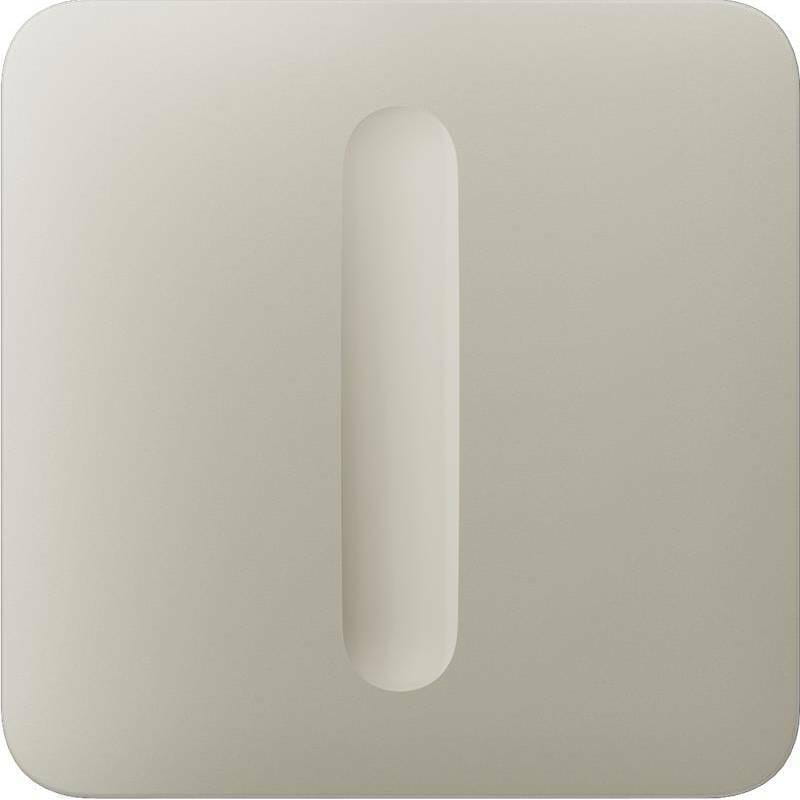 Кнопка для одноклавішного вимикача димера Ajax SoloButton Dimmer 1-gang 2-way for LightSwitch, Jeweler Ivory