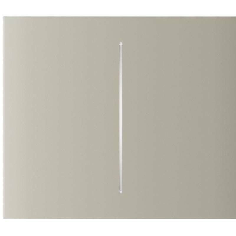 Кнопка центральна для двоклавішного вертикального вимикача Ajax CenterButton Vertical 2-gang for LightSwitch, Jeweler Ivory