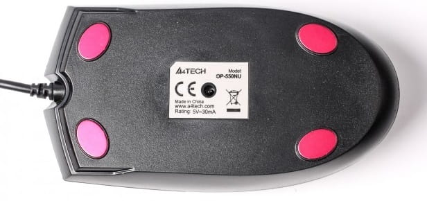 Миша A4Tech OP-550NU Black USB V-Track