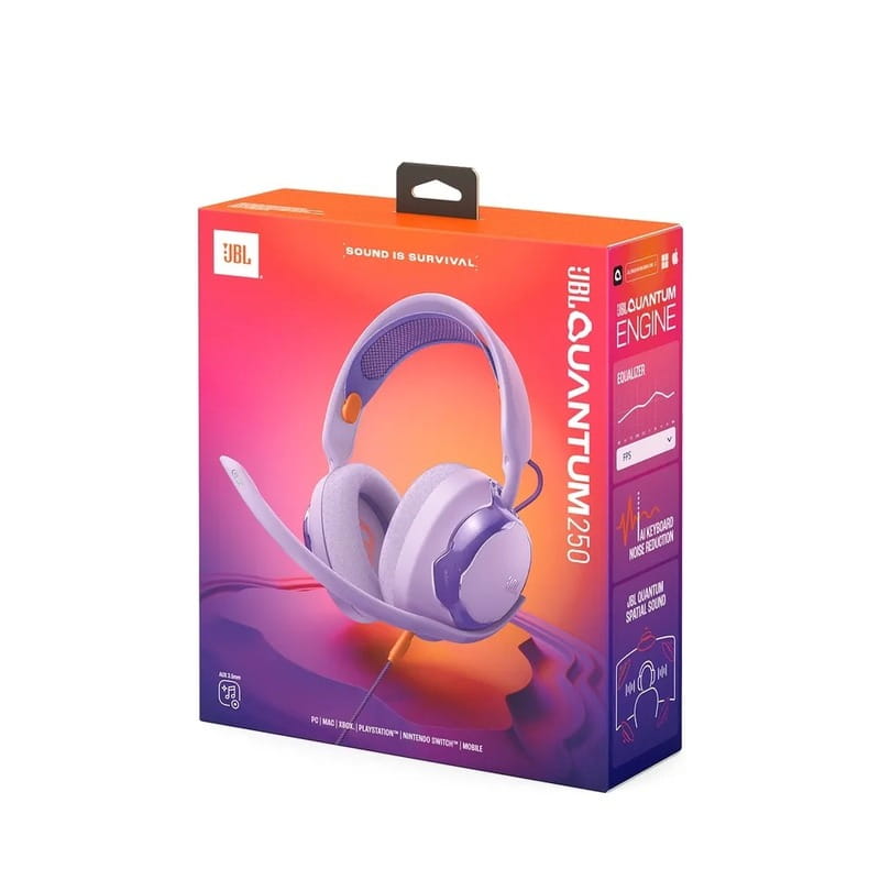 Гарнитура JBL Quantum 250 Purple (JBLQTUM250PUR)