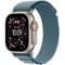Фото - Смарт-годинник Apple Watch Ultra 3 GPS + Cellular 49mm Natural Titanium Case with Light Blue Alpine Loop - Medium (MEWM4QP/A) | click.ua