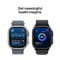 Фото - Смарт-годинник Apple Watch Ultra 3 GPS + Cellular 49mm Natural Titanium Case with Blue/Bright Blue Trail Loop - M/L (MEWU4QP/A) | click.ua