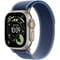 Фото - Смарт-годинник Apple Watch Ultra 3 GPS + Cellular 49mm Natural Titanium Case with Blue/Bright Blue Trail Loop - M/L (MEWU4QP/A) | click.ua