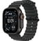 Фото - Смарт-годинник Apple Watch Ultra 3 GPS + Cellular 49mm Black Titanium Case with Black Ocean Band (MF0J4QP/A) | click.ua