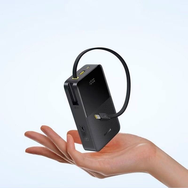 Универсальная мобильная батарея Baseus EnerFill FC51 Bipow 2 Pro 20000mAh 22.5W Black (E0027701)_