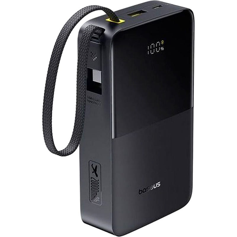 Универсальная мобильная батарея Baseus EnerFill FC51 Bipow 2 Pro 20000mAh 22.5W Black (E0027701)_