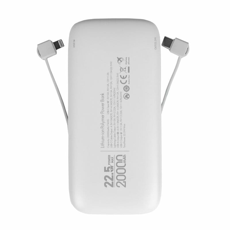 Универсальная мобильная батарея LogicPower LP PQ20 20000mAh 22.5W