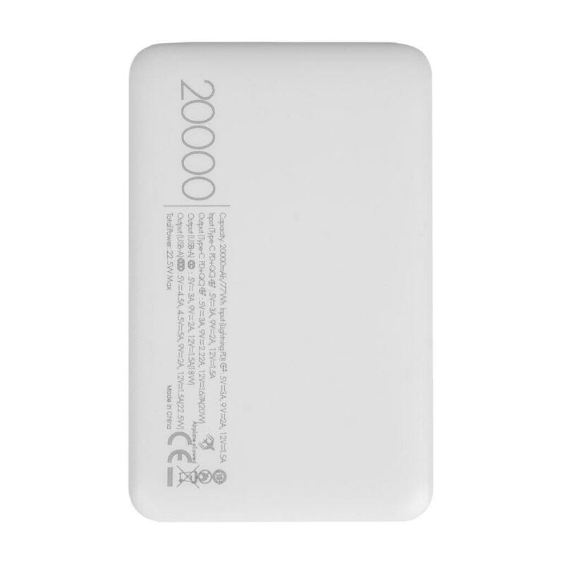 Универсальная мобильная батарея LogicPower LP PQ22 20000mAh 22.5W