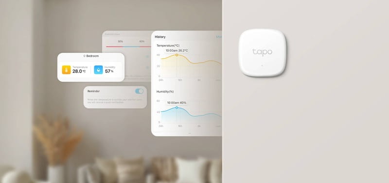 Датчик температури та вологості TP-Link Tapo T310