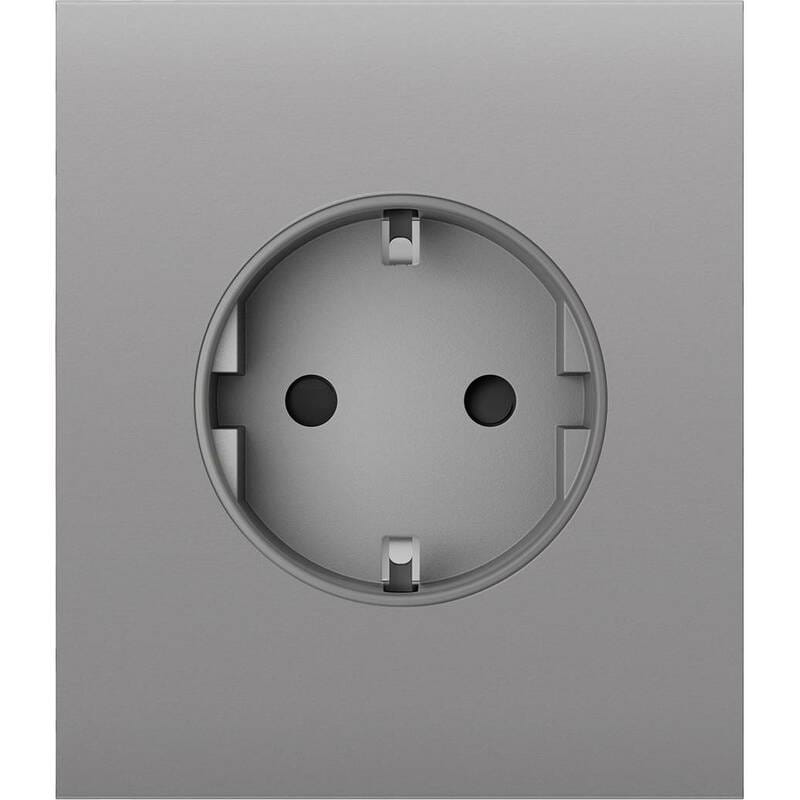 Центральная панель для встроенной розетки Ajax CenterCover for Outlet Basic Fog