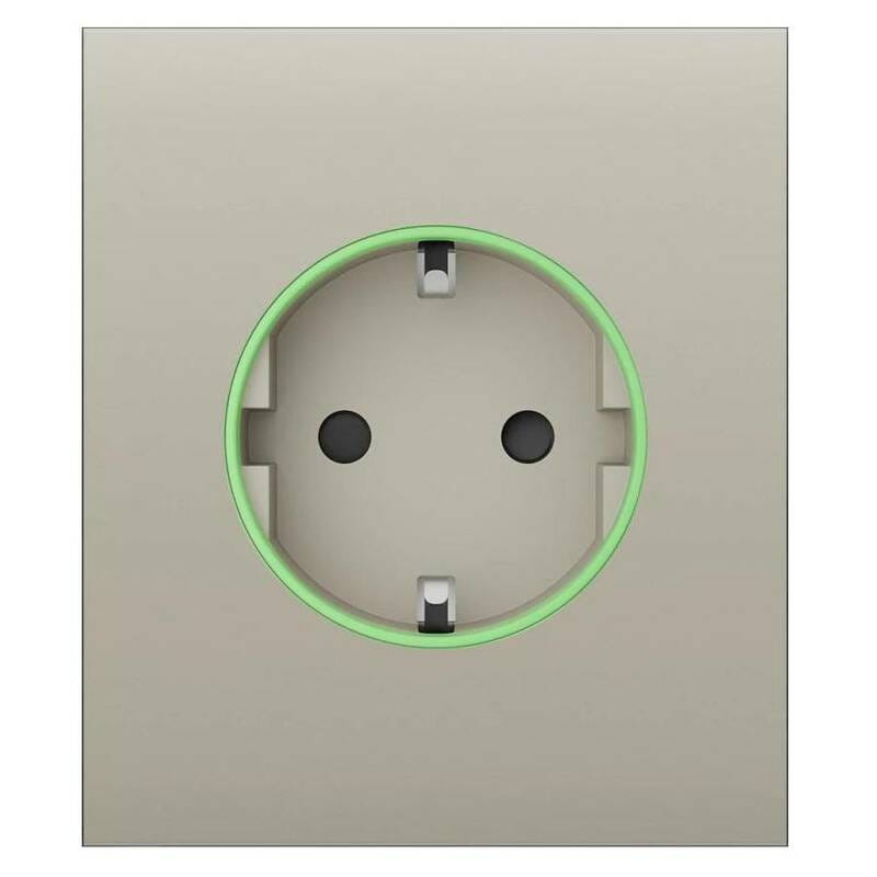 Центральна панель для вбудованої розетки Ajax CenterCover for Outlet smart, Jeweler Ivory