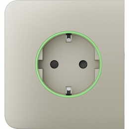 Бічна панель для вбудованої розетки Ajax SideCover for Outlet Smart Jeweler Ivory