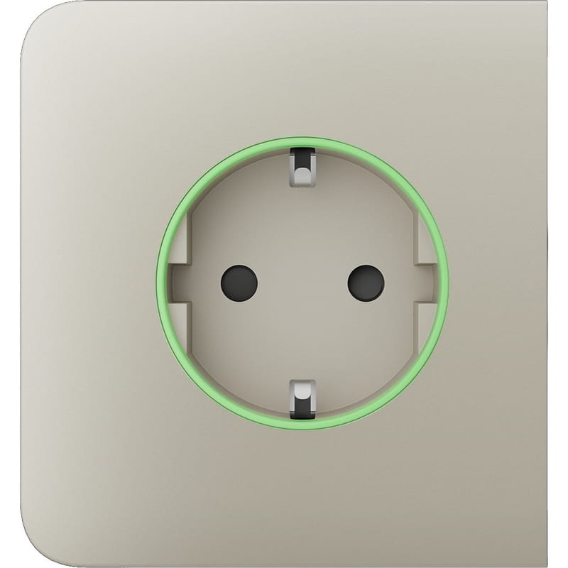 Бічна панель для вбудованої розетки Ajax SideCover for Outlet Smart Jeweler Ivory