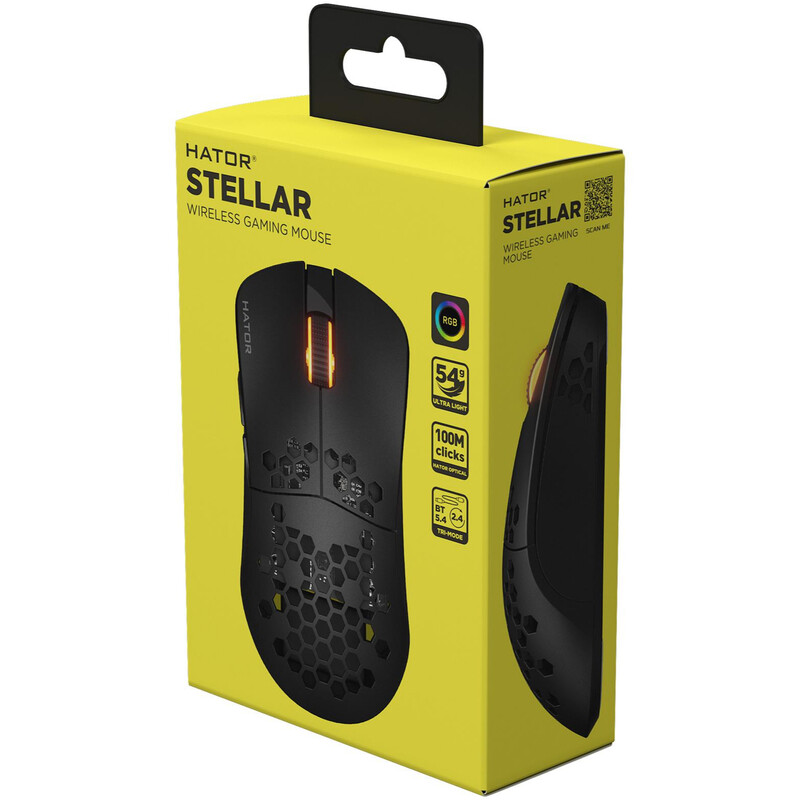 Мышь Hator Stellar Wireless Black (HTM650)