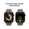 Фото - Смарт-годинник Apple Watch Series 11 GPS + Cellular 46mm Natural Titanium Case with Stone Grey Sport Band - M/L (MFCX4RK/A) | click.ua
