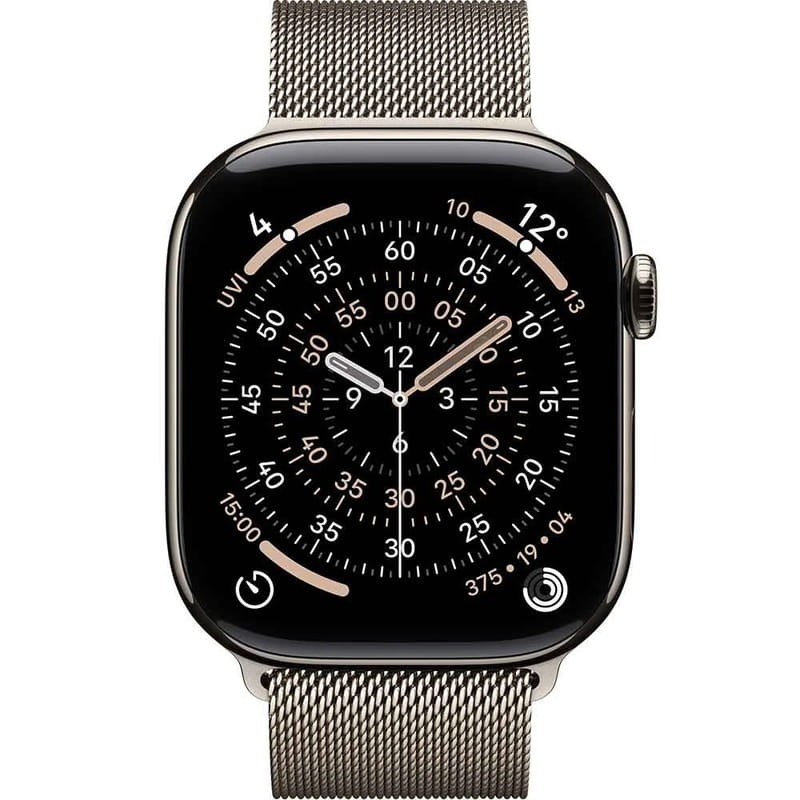 Смарт-годинник Apple Watch Series 11 GPS + Cellular 42mm Natural Titanium Case with Natural Milanese Loop (MF8P4RK/A)