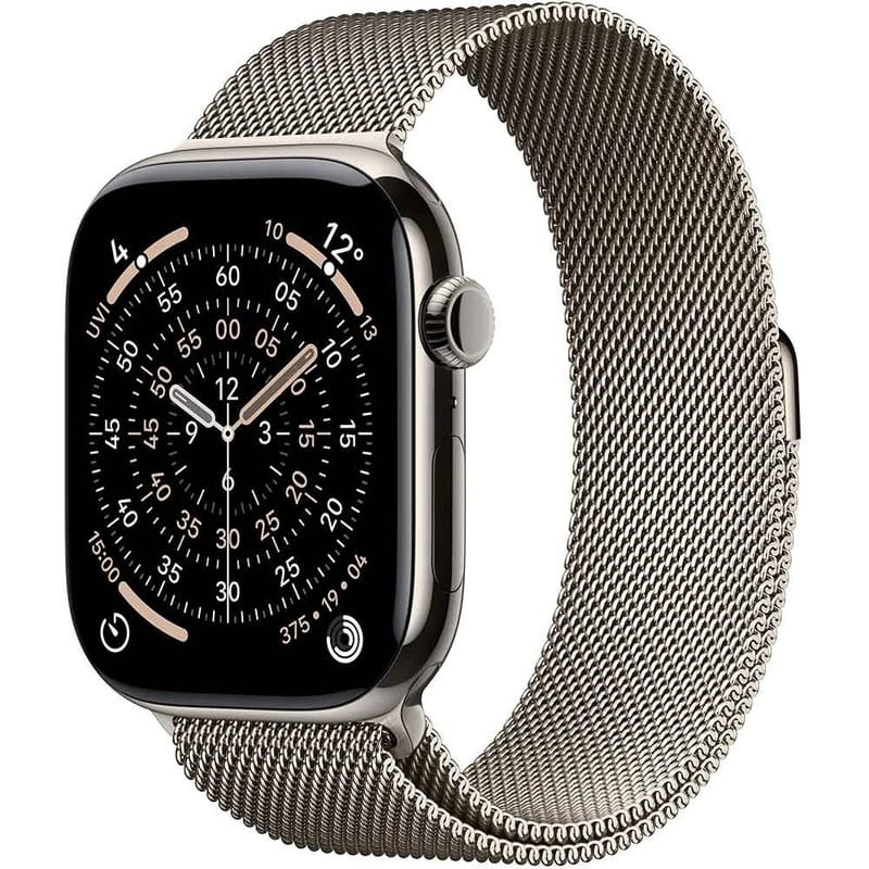 Смарт-годинник Apple Watch Series 11 GPS + Cellular 42mm Natural Titanium Case with Natural Milanese Loop (MF8P4RK/A)