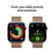 Фото - Смарт-годинник Apple Watch Series 11 GPS + Cellular 42mm Gold Titanium Case with Gold Milanese Loop (MF8Y4RK/A) | click.ua