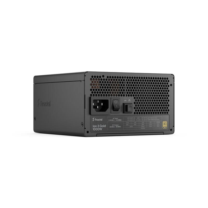 Блок питания Fractal Design Ion 3 Gold 1000W Black (FD-P-IA3G-100-EU)