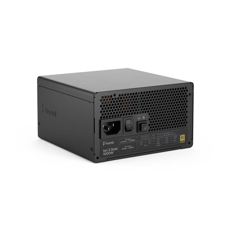 Блок питания Fractal Design Ion 3 Gold 1000W Black (FD-P-IA3G-100-EU)