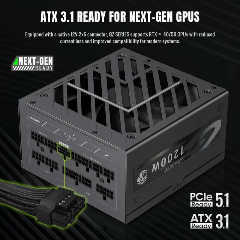 Блок живлення GameMax GZ 1200G Black 1200W
