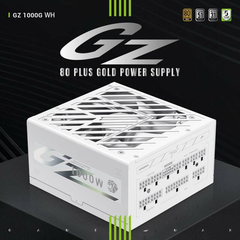 Блок живлення GameMax GZ 1000G White 1000W