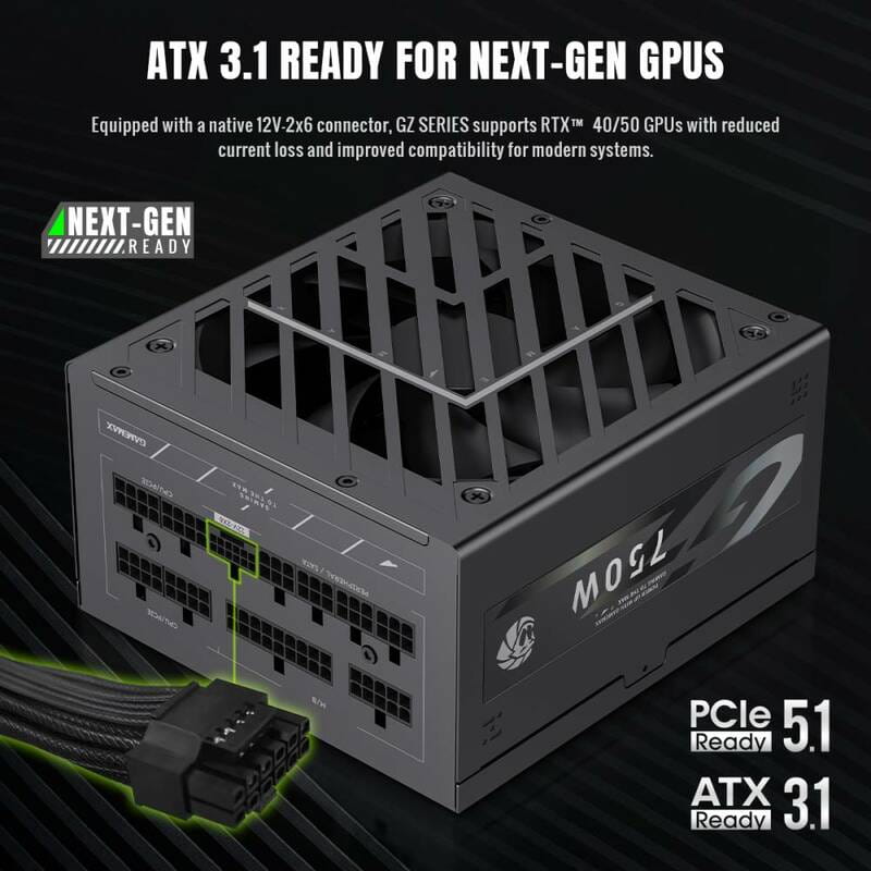 Блок живлення GameMax GZ 750G Black 750W